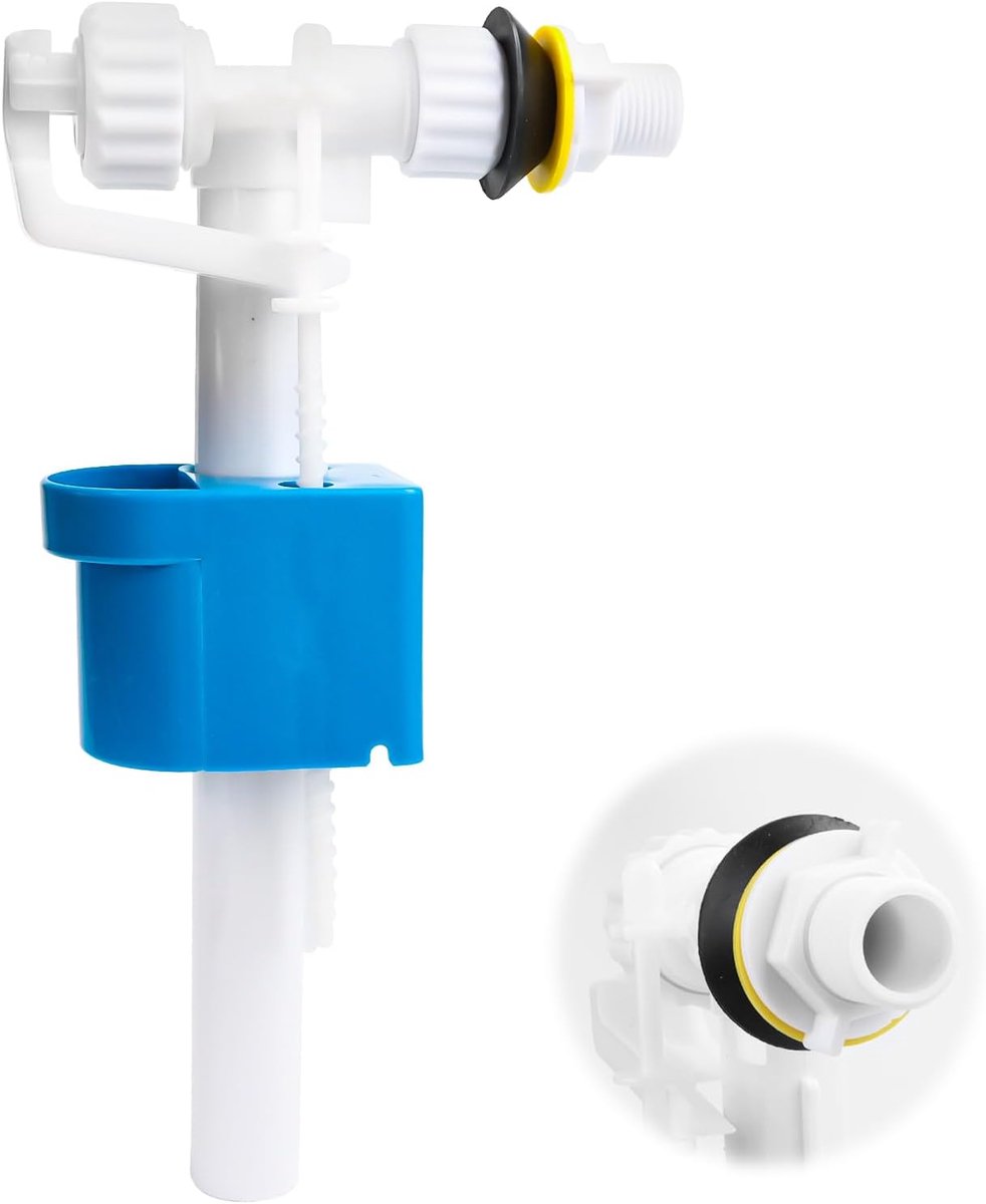 G1/2 inch aansluiting spoelonderdelen - voor hoge of diepe wastafels - instelbare waterhoeveelheid - waterbesparend - ShopVlot