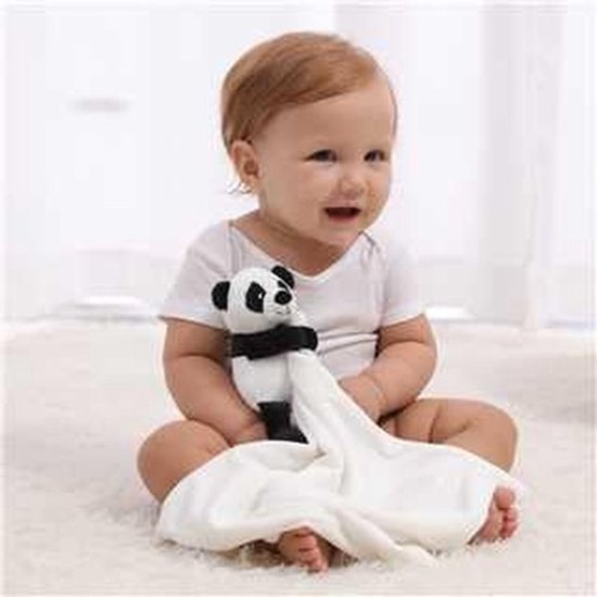 Zacht Knuffeldoek Panda Troostknuffel voor baby's - Comfortabel en Wasbaar van Merkloos — afbeelding 2