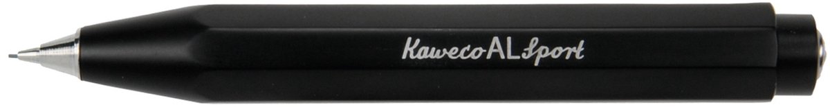 Kaweco - Aluminium SPORT - vulpotlood - 0,7 mm - ZWART