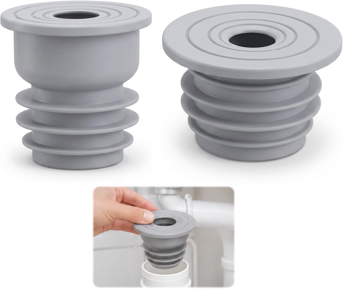 2 Pack Washing Machine Drain Hose Seal, Sealing Plug Ring - Silicone Stopper Cover Cap For Washing Machine Dishwasher - ShopVlot