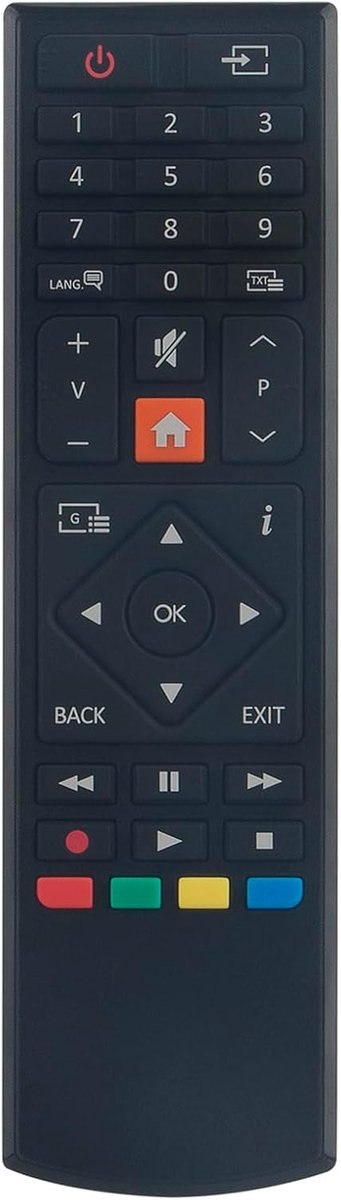 ALLIMITY Remote Control Compatible with High One TV HI5501UHD-2 HI3913HD-VE-971053 HI4306UHD-VE HI5008UHD-VE - ShopVlot
