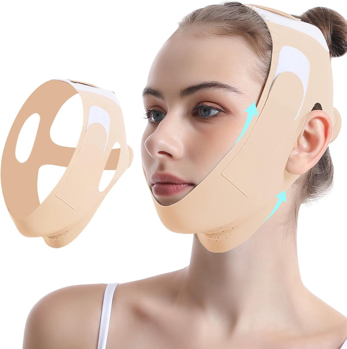V-Line gezichtsmaskers,herbruikbaar V-Line masker,verbeterd ijskoud liftend masker voor de V-lijn,gezichtsliftend - ShopVlot