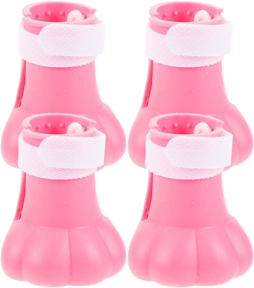 Happyyami 4pcs Silicone Cat Foot Cover Washable Boots Cat Shoes Cat Only Cat Paw Protection Cat Paws Gloves Cat Claw - ShopVlot
