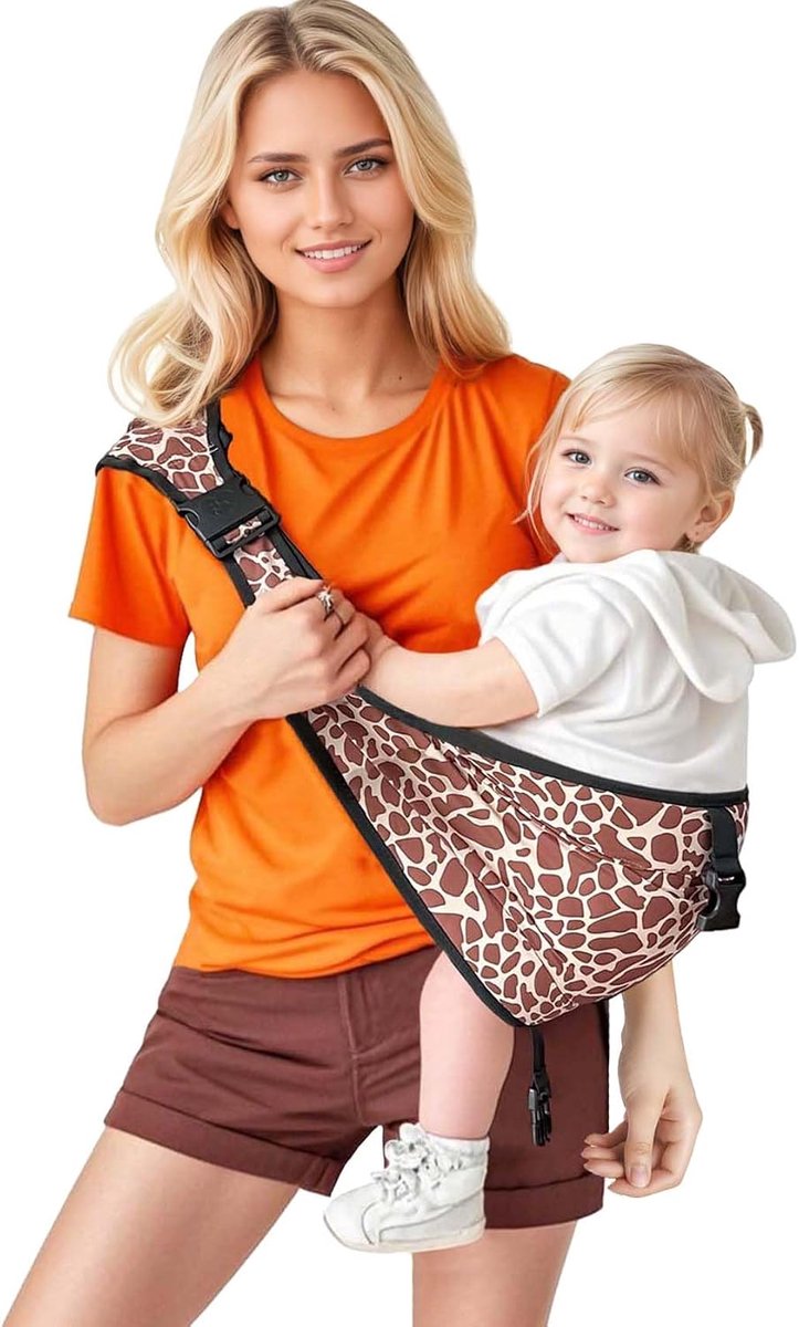 Baby Sling and Side Carrier Ergonomic Hip Carrier for Babies and Toddlers with Hip Seat, ASTM Certified, Lightweight - ShopVlot