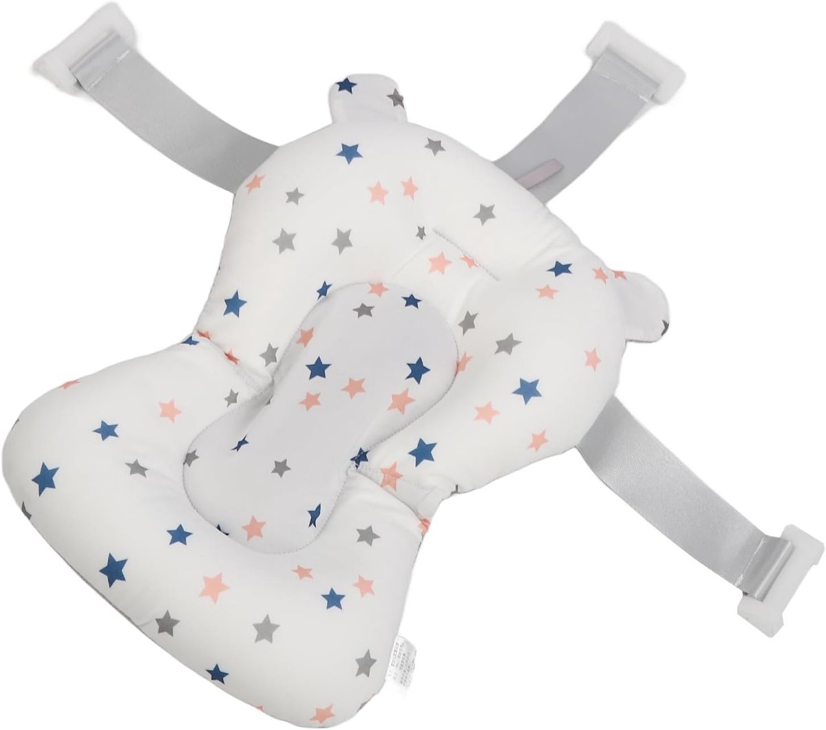 Baby Bath Pillow, Breathable Soft Baby Bath Mat, Adjustable Non Slip Bath Pillow for Newborn Toddlers, Comfortable - ShopVlot