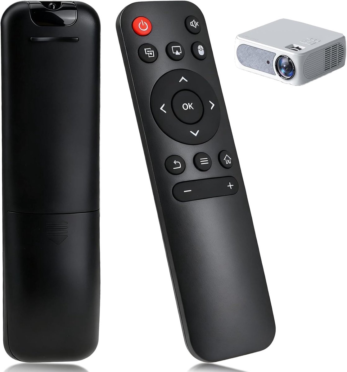 Replacement Remote Control Compatible with Projector HY320mini HY320 HY300 Pro HY300 Replacement Remote Control, No - ShopVlot