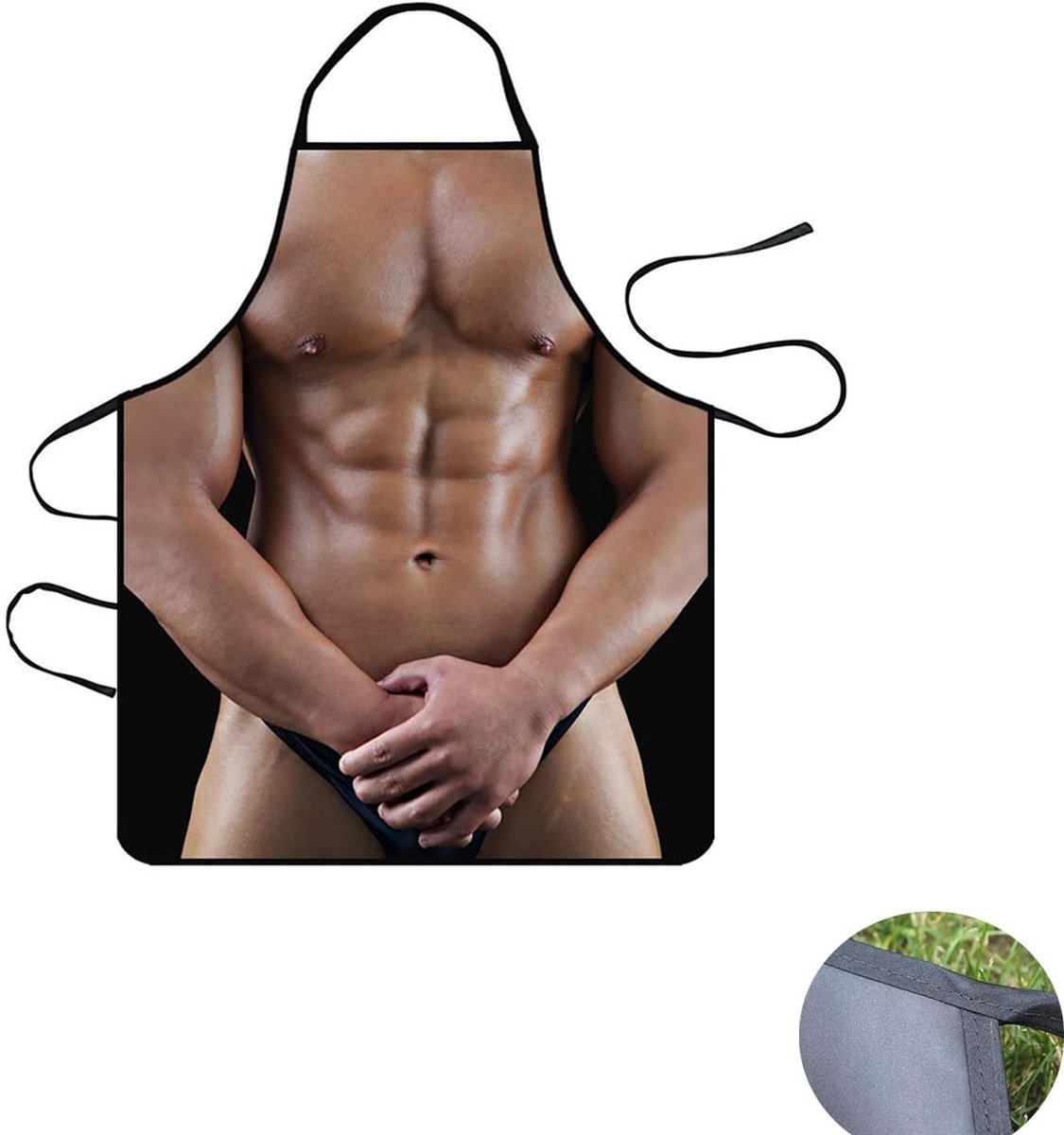 Keuken Schort Sexy - Grappig 3D Effect - Voor Vrouwen en Stellen - Perfect voor Feestjes - ShopVlot