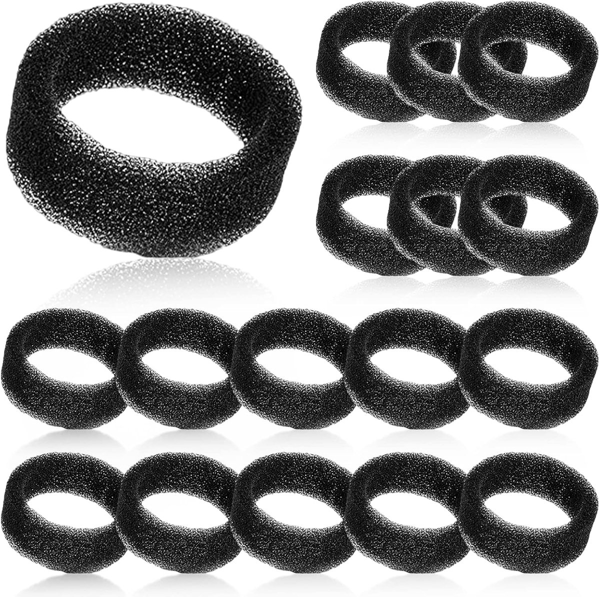 Katfontein filter spons 7.5 cm - Vervangingsschuim - 8 stuks - Voor schone drinkwater - ShopVlot