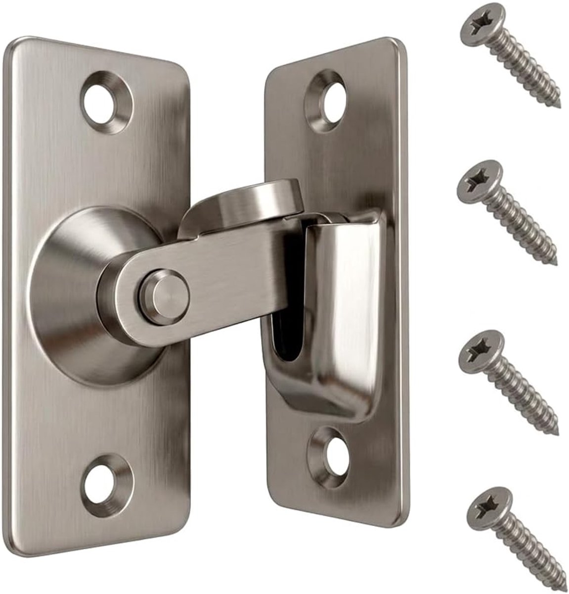 Schuifdeurslot 90° - 304 RVS - Extra beveiliging - Betrouwbare privacybescherming - ShopVlot