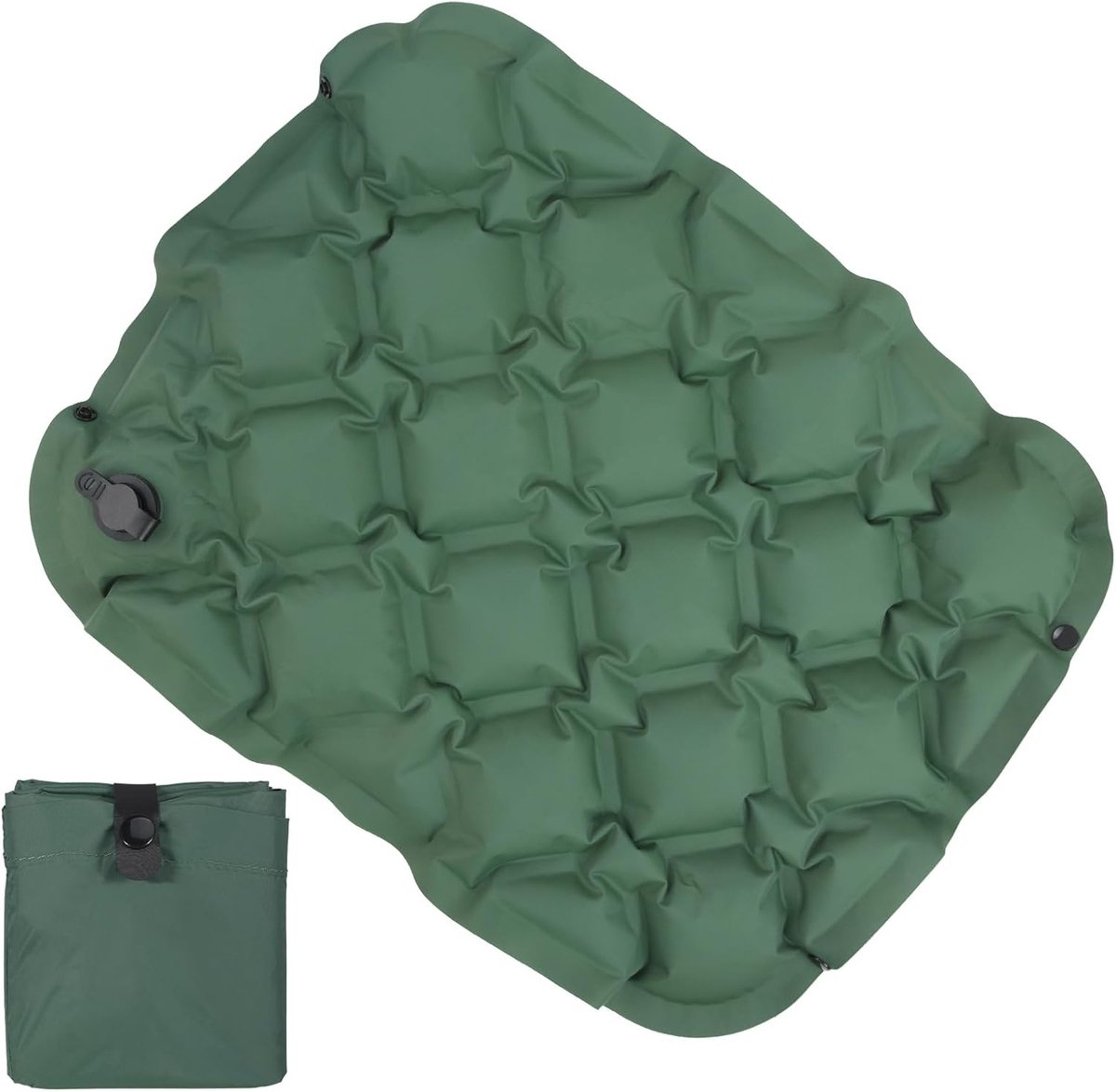 Opblaasbaar Zitkussen - 40D Nylon - Waterdicht - Ideaal voor Camping - ShopVlot