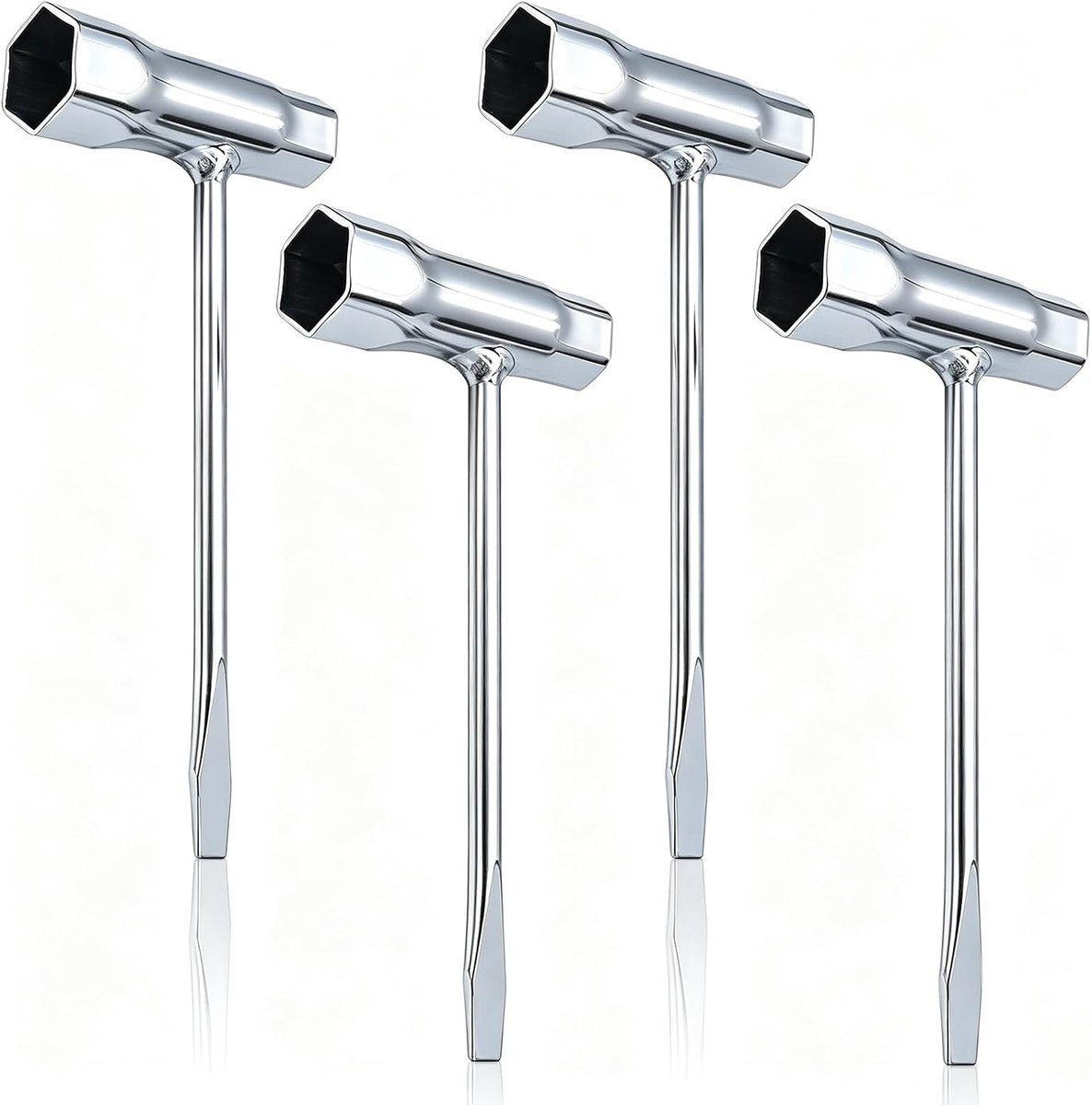 Bougiesleutel set - 13 mm x 19 mm - T-vormig - onderhoud voor kettingzagen - ShopVlot
