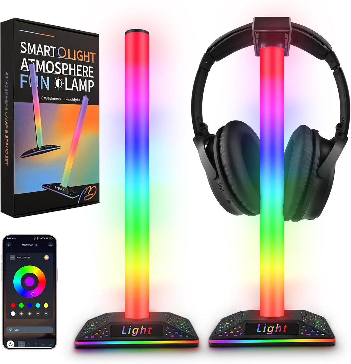 LED Lightbar 2 stuks - RGB Ambient - Muzieksynchronisatie - Voor TV en Gaming - ShopVlot
