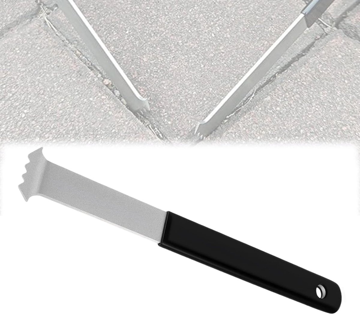 Straatsteentrekker - Antislip handgreep - Dubbele haakdesign - Voor tuin en gazon - ShopVlot
