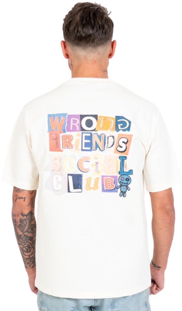 SOCIAL CLUB T-SHIRT - COCONUT WHITE XS