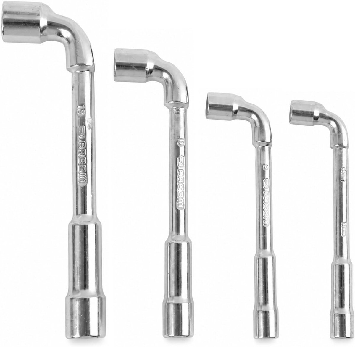 L-pijpmoersleutels set van 4 - chrome vanadium staal - ergonomisch en duurzaam - veelzijdig voor professioneel gebruik - ShopVlot