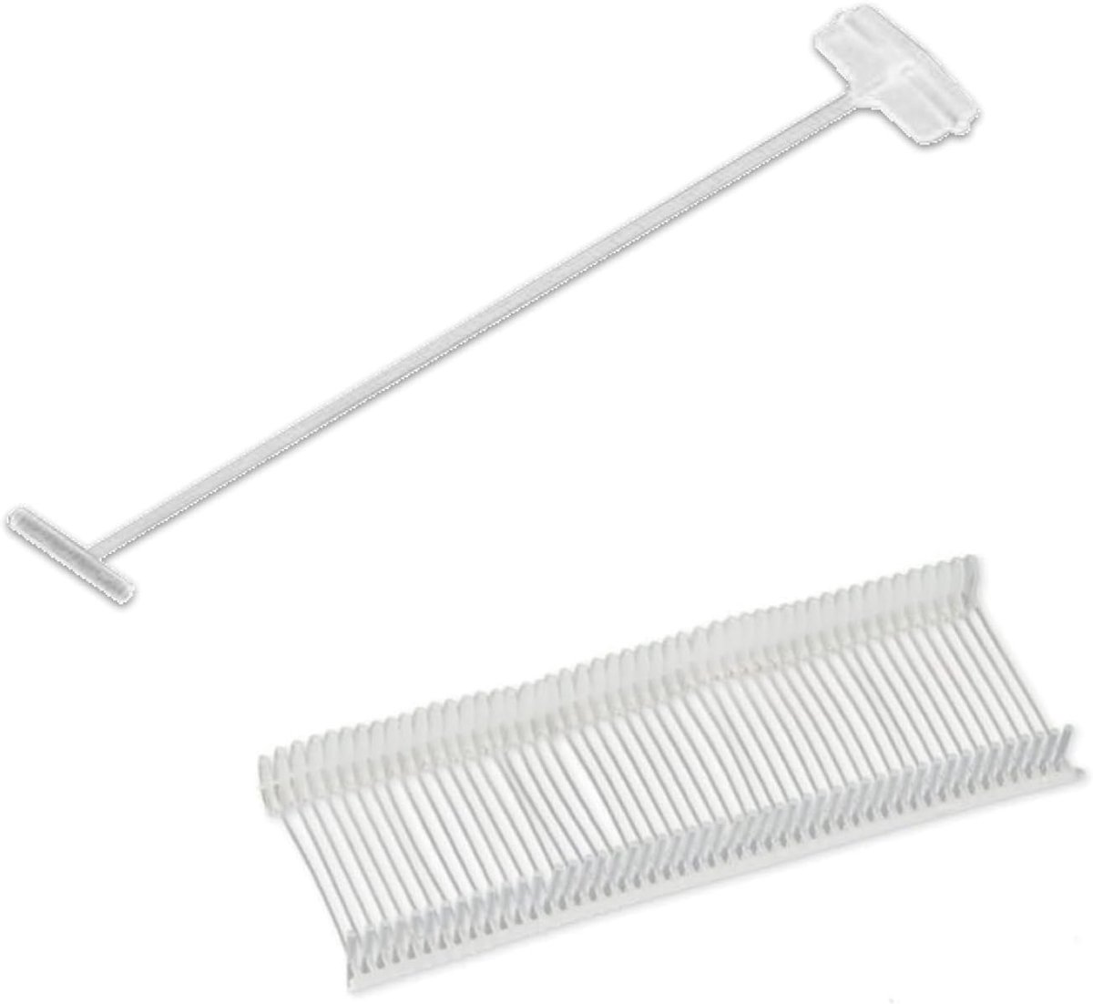 5000pcs 50mm White Pins Label Accessories Label Clothing Label Bra Safety Wires for Labelling Guns Clothes Shoes Hats - ShopVlot