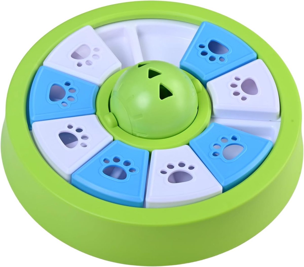 Hond Puzzel Voederbak - Interactieve Trage Voederbak met Geluid - 10 Compartimenten voor Mentale Stimulatie - ShopVlot