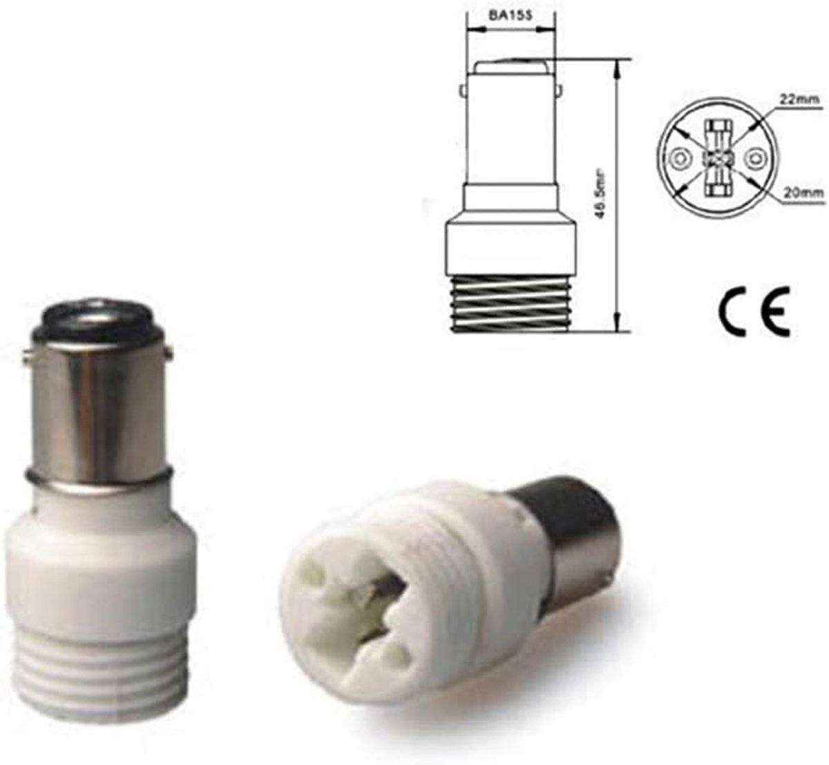G9 Socket Converter B15 B15D/BA15D - Halogeen LED Pen Fitting - Eenvoudige installatie - Geschikt voor diverse lampen - ShopVlot