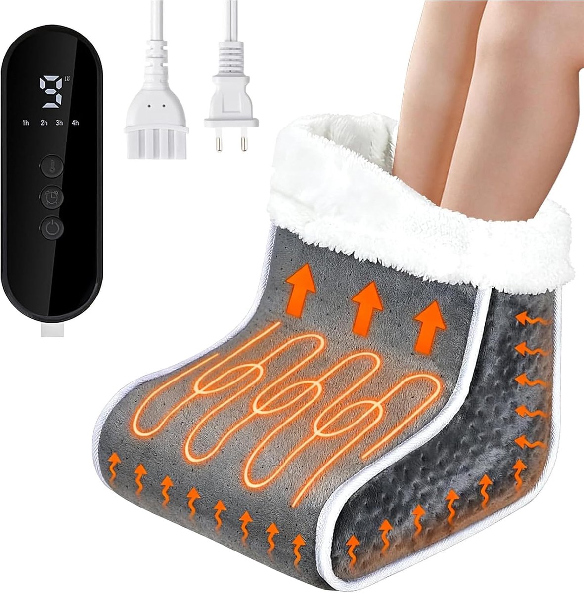 Verwarmingskussen voor de voeten - Elektrisch - Evenredige warmteverspreiding - Ideaal voor koude winterdagen - ShopVlot