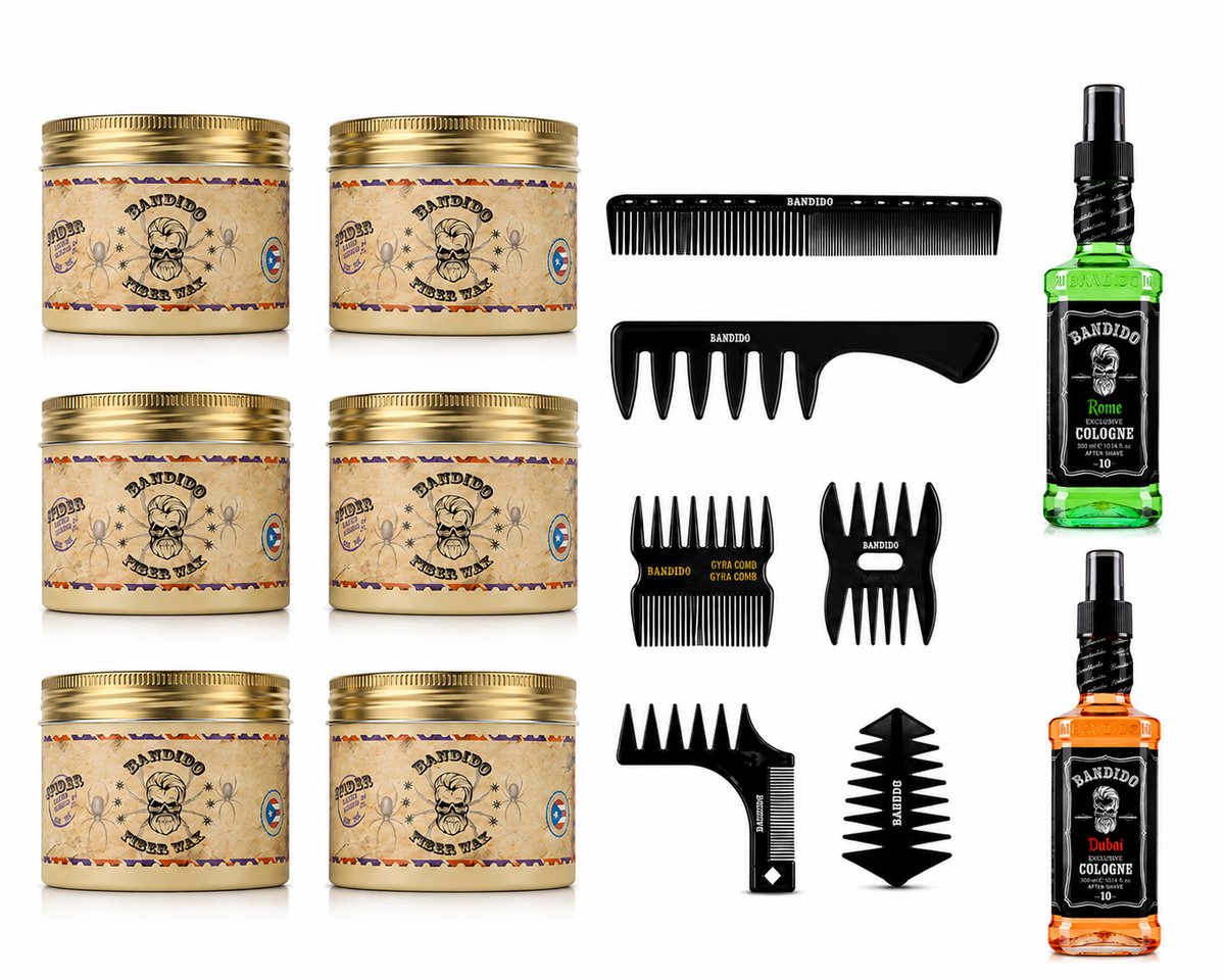 Bandido Spider Fiber Wax 6 stuuk 125ml