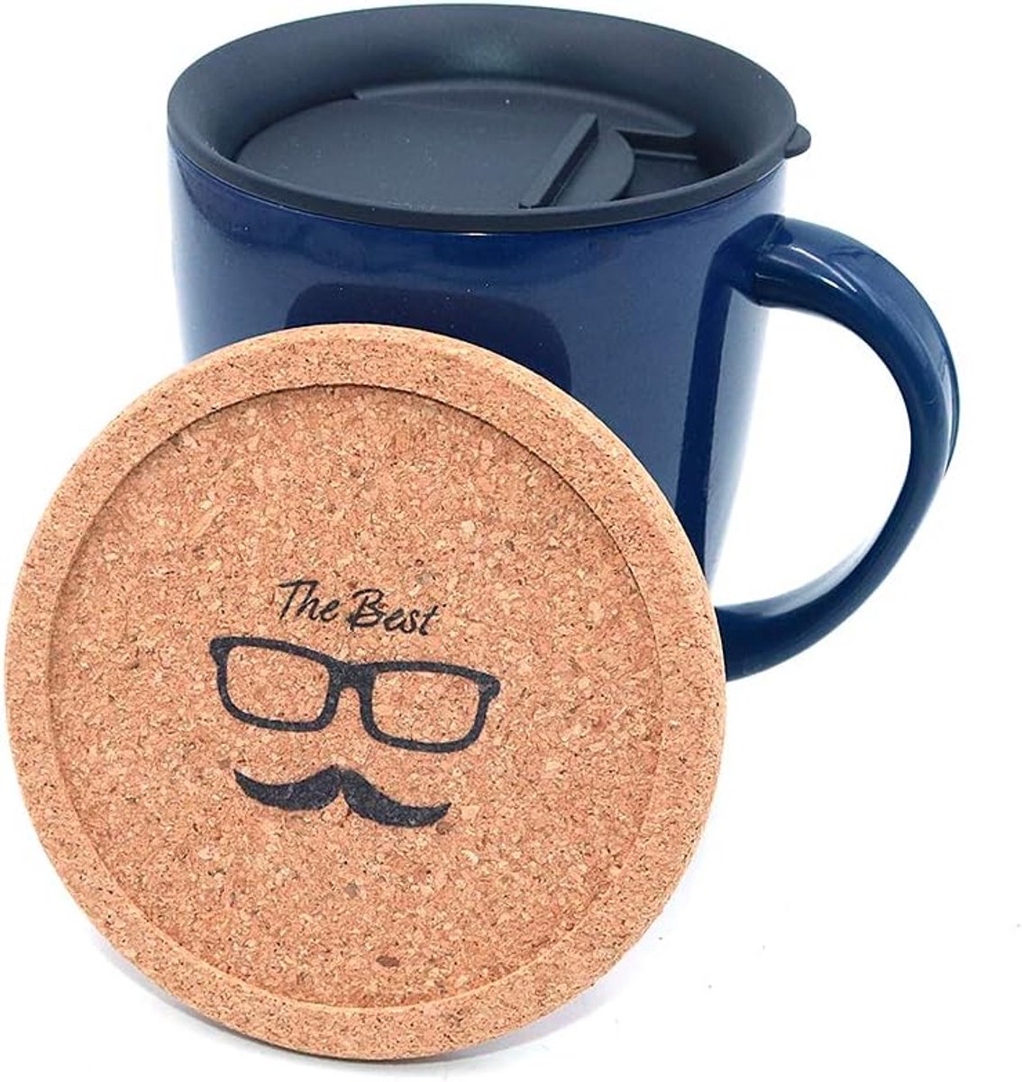 Cork Coasters 4 inch - Set van 3 - Vochtabsorberend - Beschermt uw meubels - ShopVlot