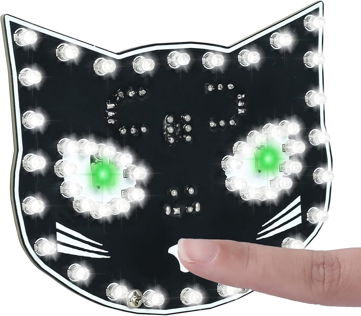 PEMENOL Soldering Project Set with Touch Control Function DIY Black Cat Decoration Soldering Kit 3 Light Modes - ShopVlot