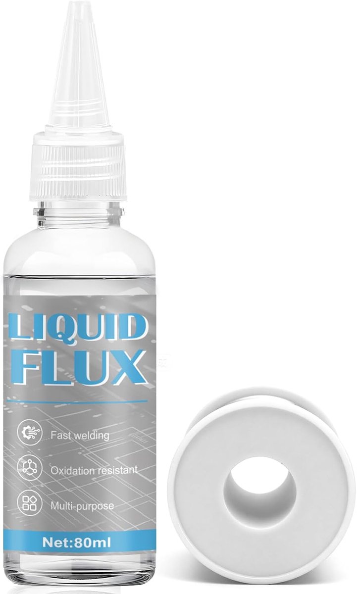 Fluid for tin welding, flow welding, No-Clean Flux liquid - Liquid flow, fast welding, suitable for stainless steel - ShopVlot