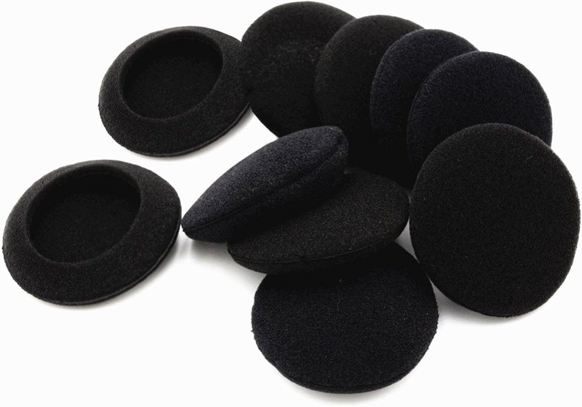 10 Pairs Foam Ear Pads Sponge Replacement Compatible with Panasonic RP-HT010 RP-HT090E Headphones - ShopVlot