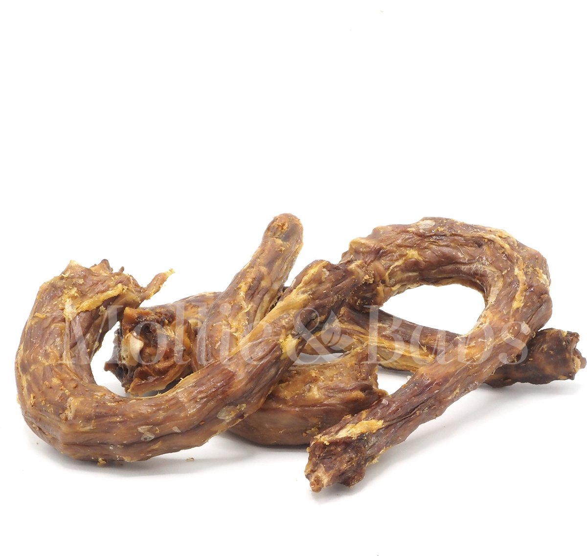 Mollie & Babs - Kalkoennekken - 1000g - Hondensnacks - Kauwsnack - 100% Natuurlijk - Hypoallergeen