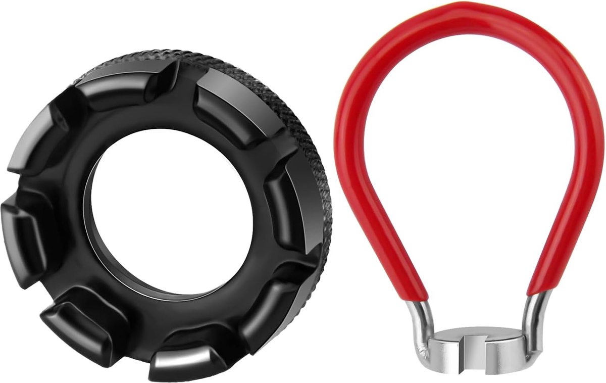 poeland Bicycle Spoke Wrench, Bicycle Spoke Tool, 6 Sizes, 10-15 Gauge, Pull On Tool, Nipple Tensioner, Spoke Tool for - ShopVlot