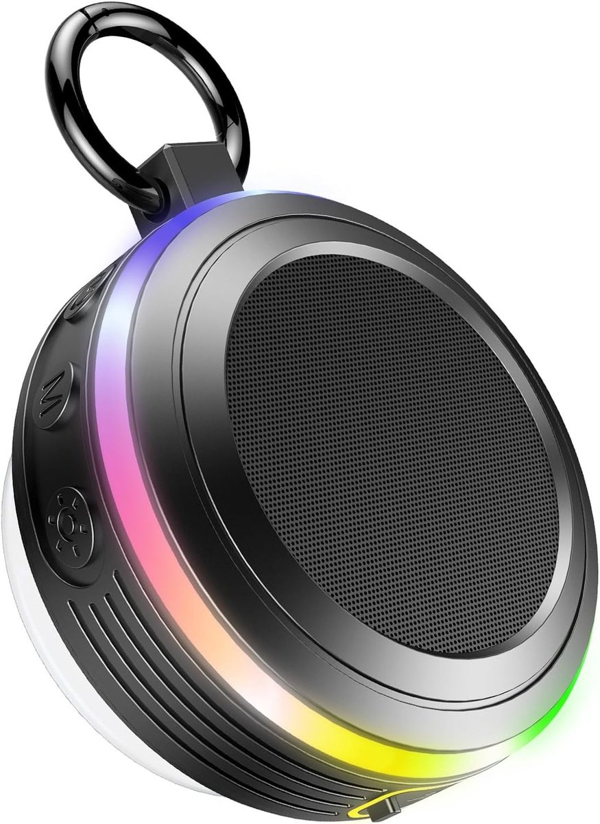 Draagbare mini-bluetooth-luidspreker met zuignap, bluetooth-luidspreker met FM-radio en eenvoudige bediening - ShopVlot