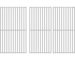 Denmay 41.5 x 60.5 cm Stainless Steel Grill Grate, Spare Parts for Burnhard FRED Series, Taino Black 3+1, Taino - ShopVlot