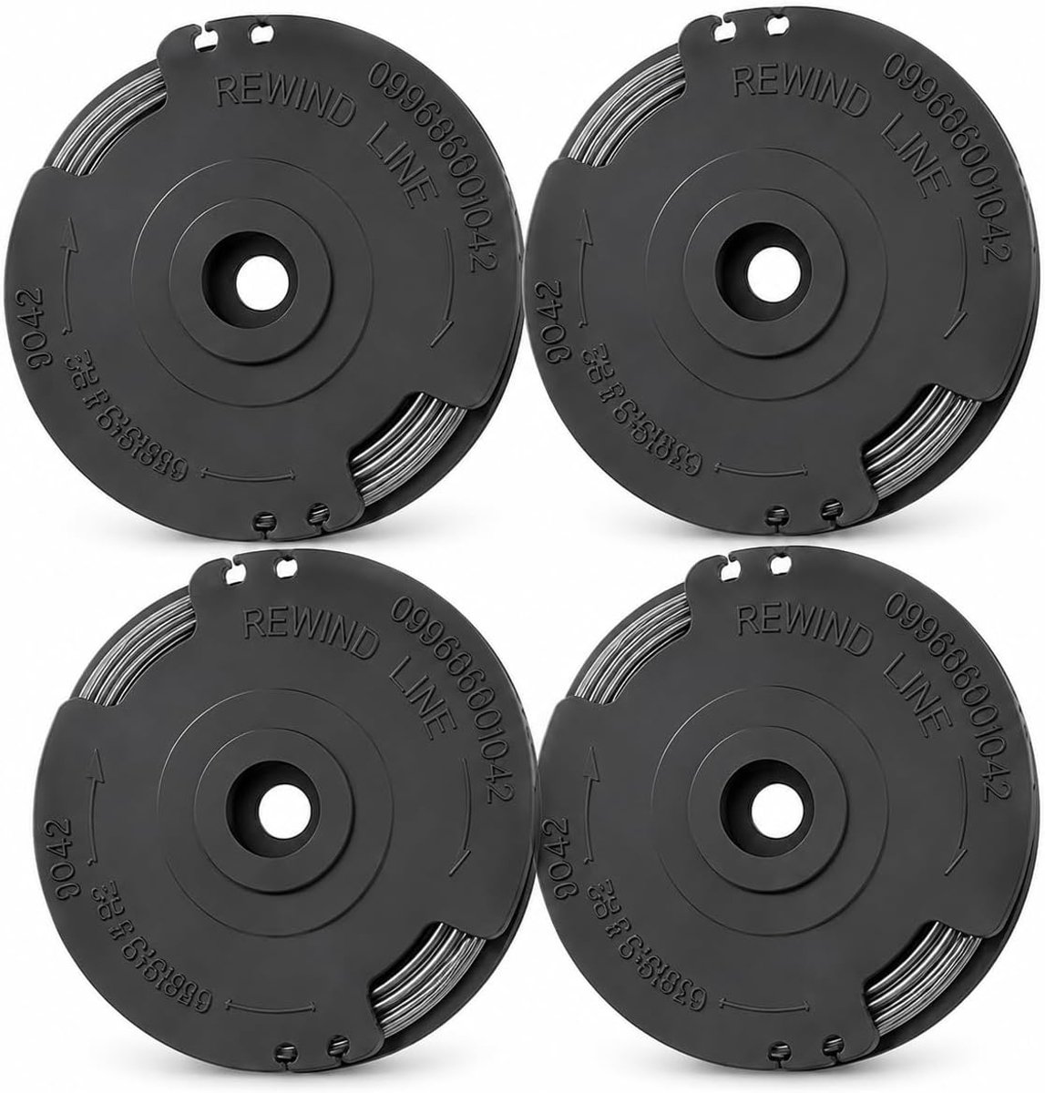 4 Wire Spools Grass Trimmer, Compatible with Bosch EasyGrassCut 18V-26 18-230 Grass Trimmer, 1.6 mm, Trimmer Thread - ShopVlot