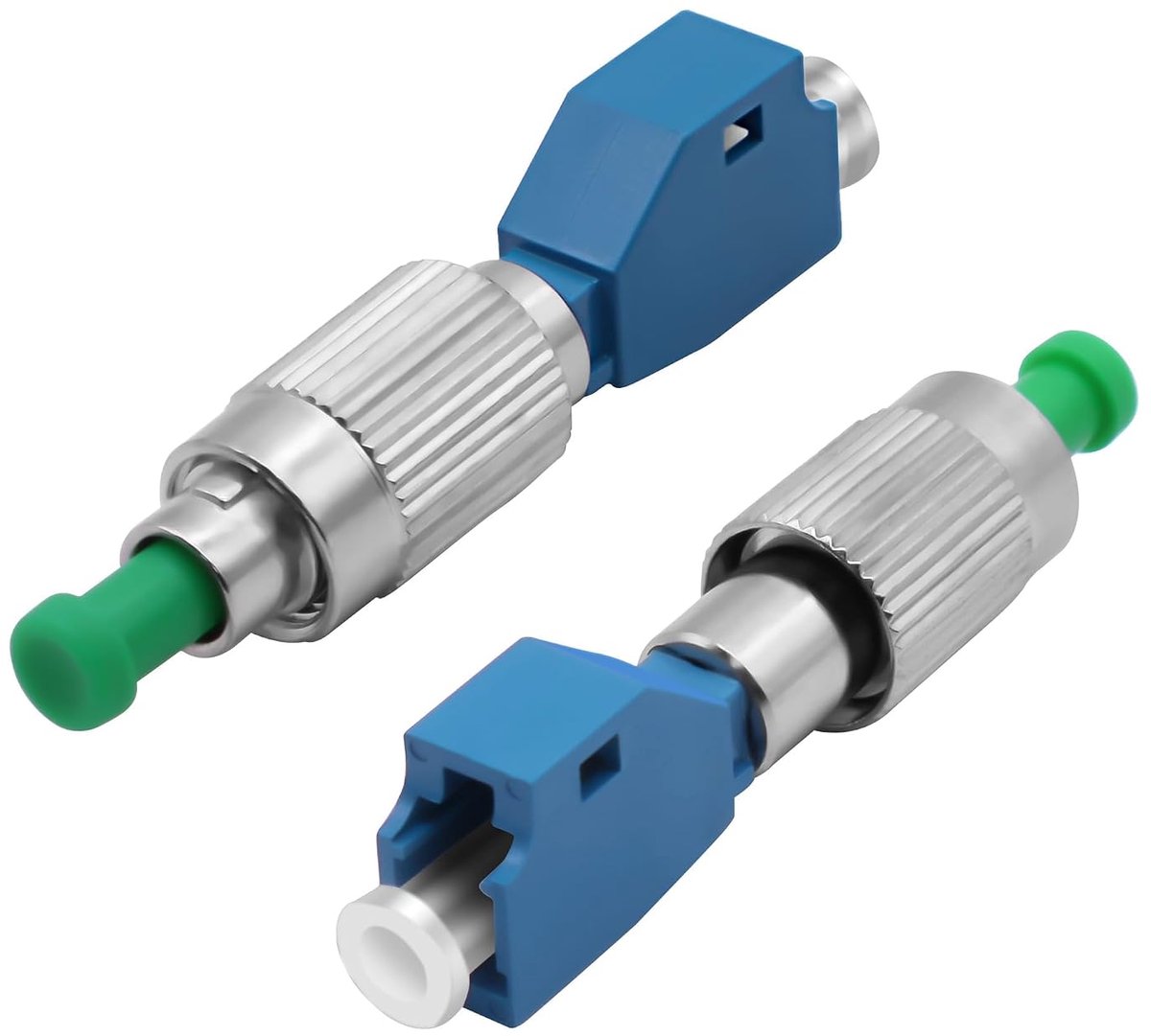 XMSJSIY LC to FC Fiber Optic Adapter FC/APC Male to LC/UPC Female Single Mode Simplex Hybrid Optical Adapter Converter - ShopVlot