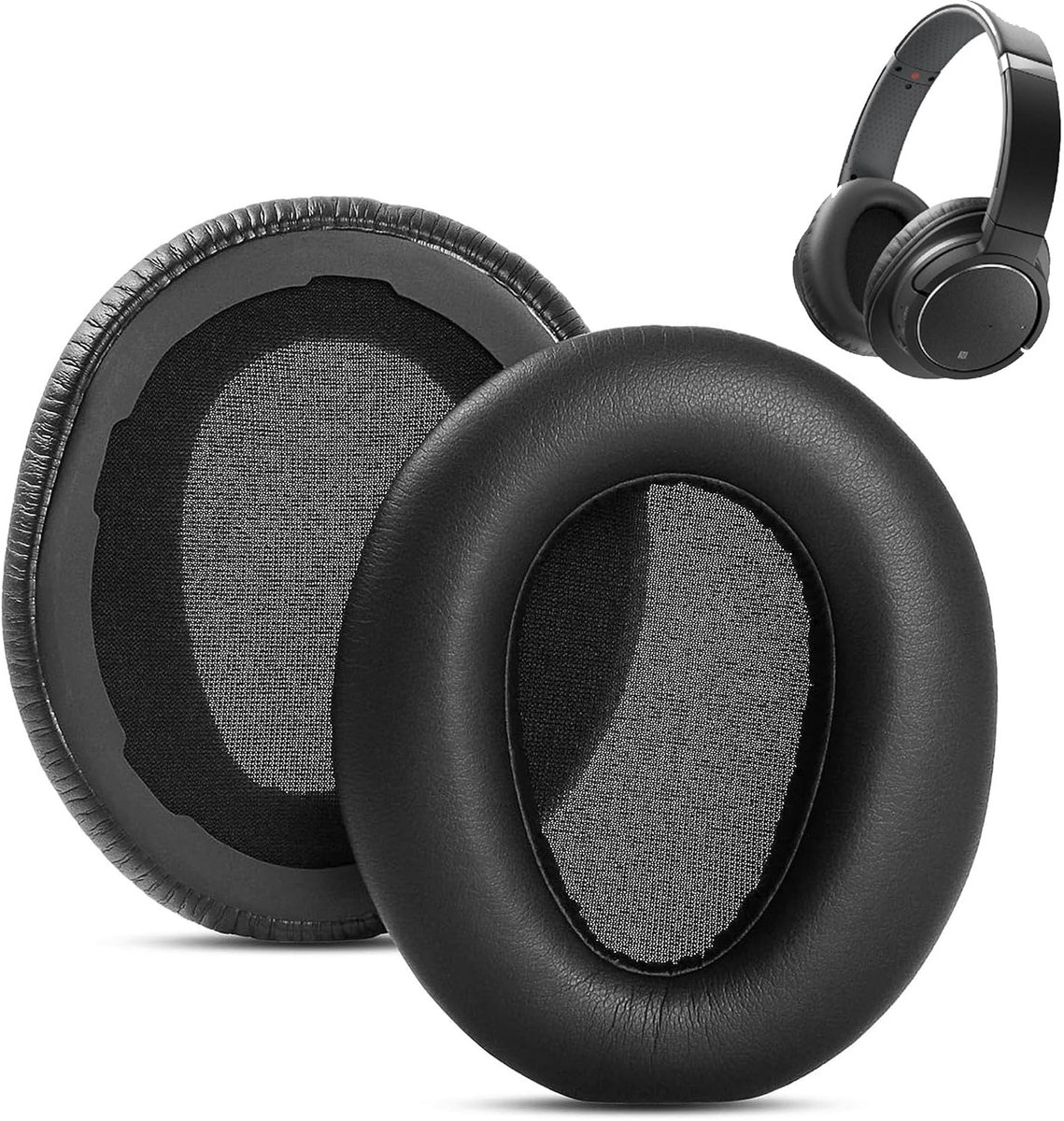 Ear Pads Compatible with Sony MDR-ZX770BN MDR-ZX780DC Headphones Ear Pads Replacement with Softer Protein Leather and - ShopVlot
