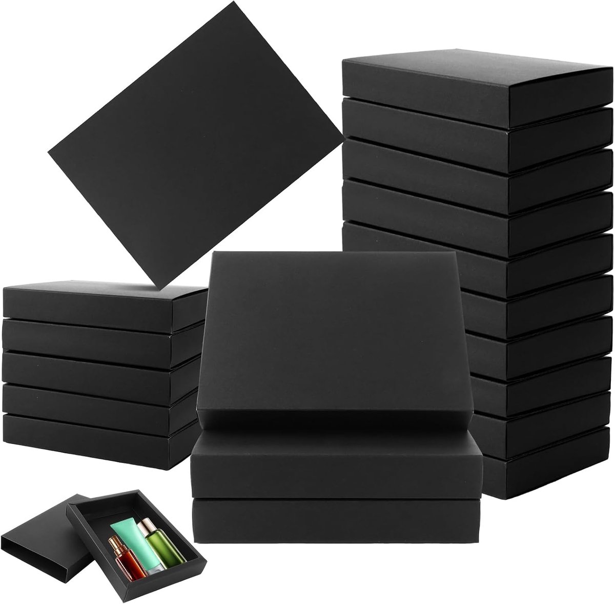 YAYODS 20 stuks kraftpapier ladedozen - vouwdoos - bruine geschenkdozen, kartonnen dozen voor geschenkverpakkingen - ShopVlot