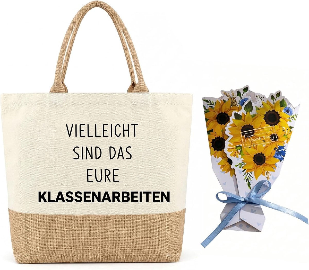Lerares cadeau grappige katoenen tas afscheidsgeschenk lerares - ShopVlot