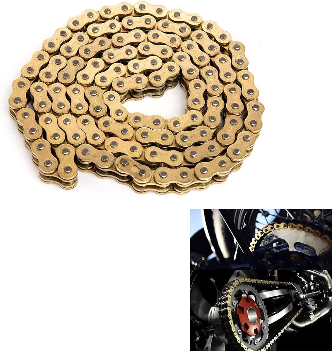 Engine Chain Oil Seal Chain DID O Ring 520 525 530 Chains 120 Link Chain for ATV Quad MX Enduro Motor Racing Chain - ShopVlot