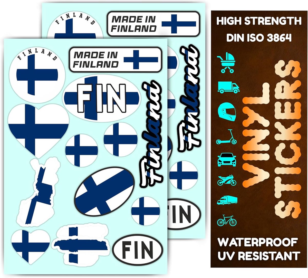 Vinylsticker, motorsticker, weerbestendig, scooter, helm, auto, scooter, tank, uv-bestendig, hoogwaardige decoratie - ShopVlot