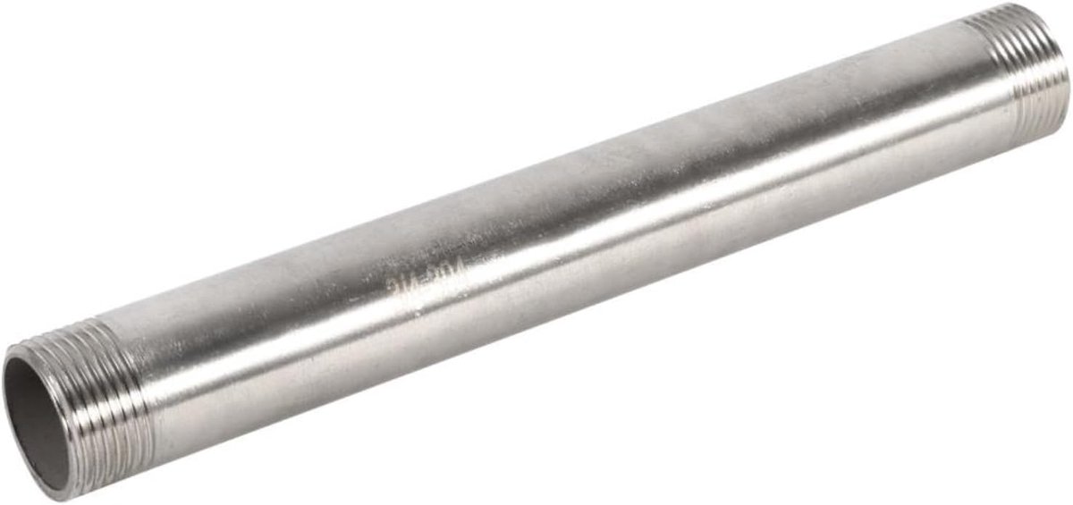 Pijp fitting 3/4" BSP - RVS 304 - Draadverbinding - Geschikt voor vloeistoffen - ShopVlot