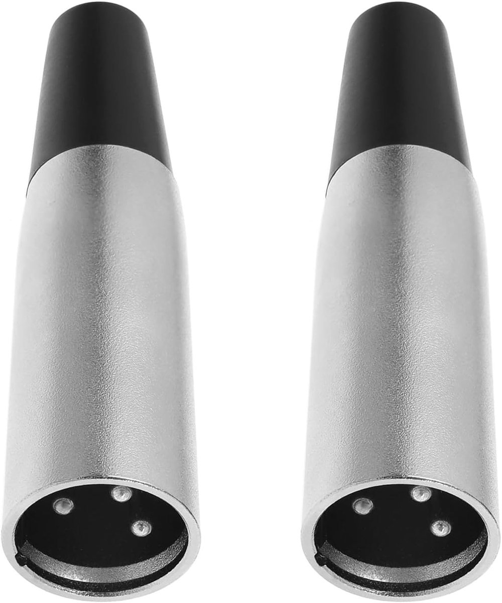 XLR aansluitingen 3 pin - metalen behuizing - met kabelbeschermer - voor 12V en 24V scooters - ShopVlot