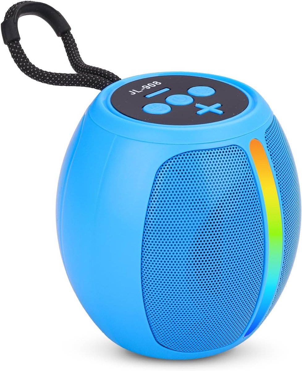 Bluetooth-luidspreker 4,1 inch - bolvormig - draadloos met radiofunctie - ideaal voor onderweg - ShopVlot