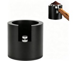 Espresso Tamping Station en Koffiefilterhouder, Verstelbare Aluminium Tamper Stand voor 51, 53, 58 mm Koffieaccessoires