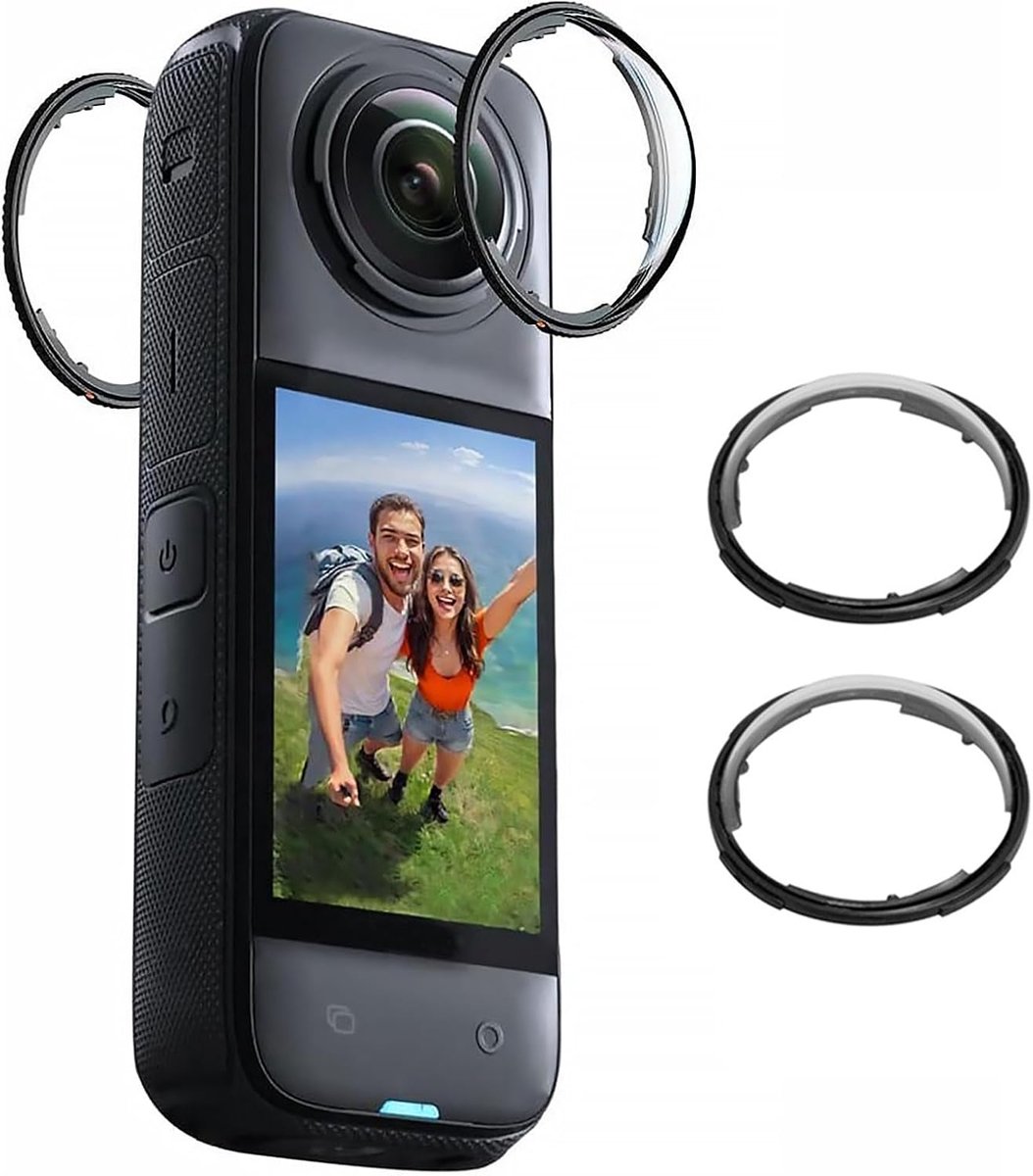 Lensbeschermer voor Insta360 X4 - 2 stuks - polycarbonaat - hoogtransparant voor scherpe beelden - ShopVlot