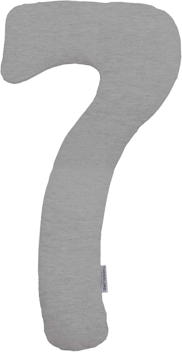 Hoofdkussen hoes my7 - Bamboo Viscose en biologisch katoen - Melange medium grijs - Perfecte pasvorm - ShopVlot