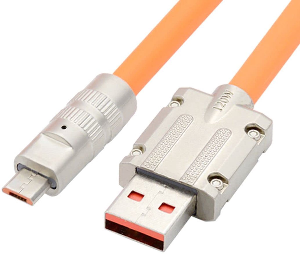 Micro USB Kabel 1m - Liquid Silicone - Snelle Oplading - Duurzaam en Flexibel - ShopVlot
