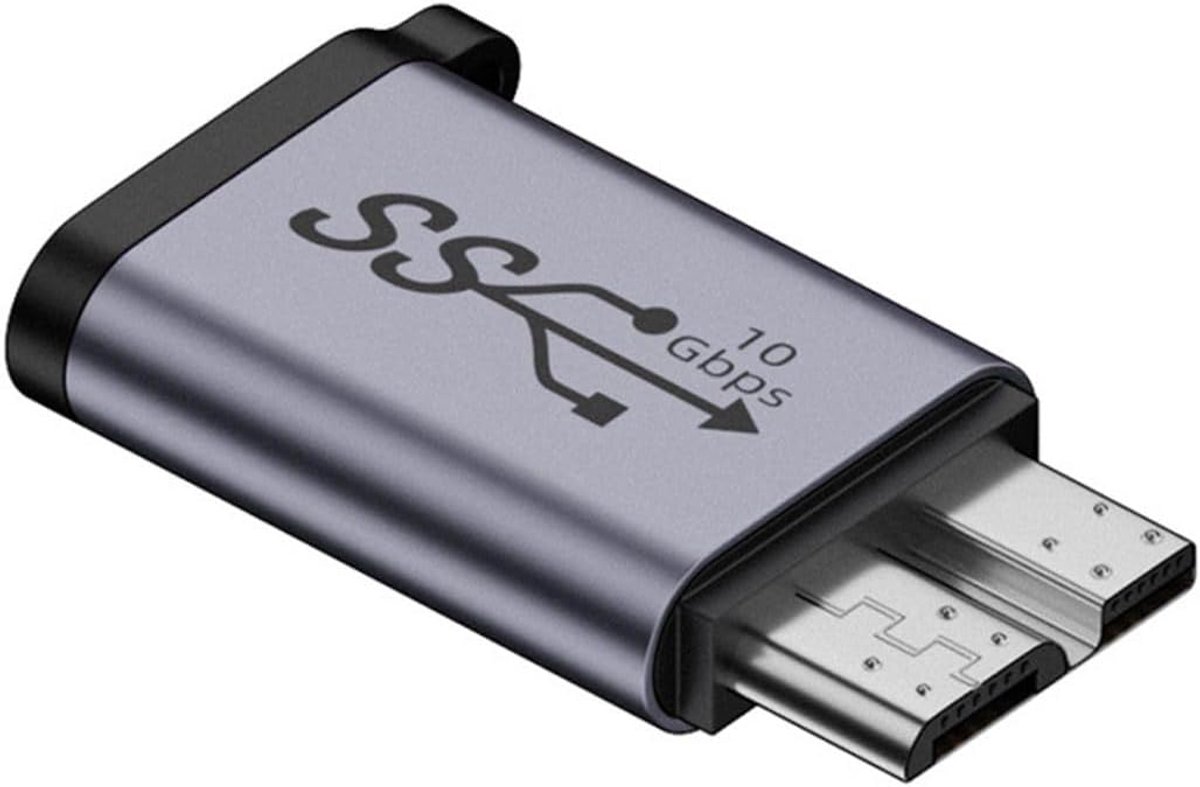 Micro USB 3.0 naar USB C - 10Gbps datatransfer - Reversible ontwerp - Ideaal voor snelle oplading - ShopVlot
