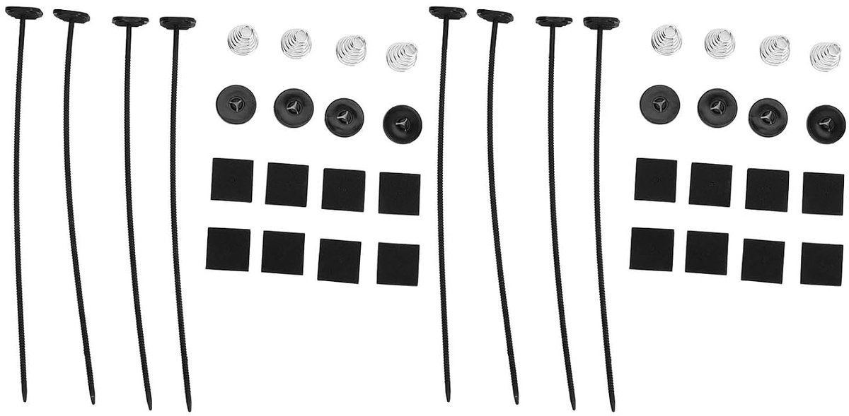 Universele ventilator montagekit - Radiator koelventilator installatie - Inclusief 2 sets radiatorsteunen - ShopVlot