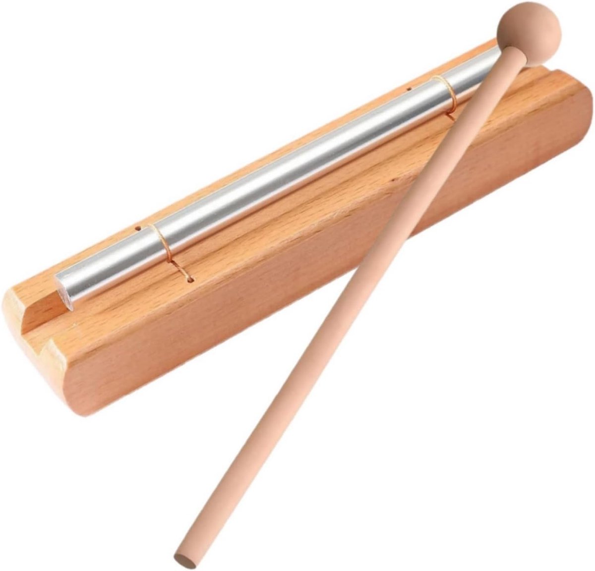 Energy Chimes Muziekinstrument, solo-bel voor meditatie, klaslokaal, percussie-windspel, slagstaaf met kloppers, voor - ShopVlot