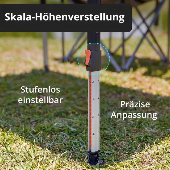 Campingtafel Meteora Campingklaptafel Klaptafel - Licht Trapsloos — afbeelding 2